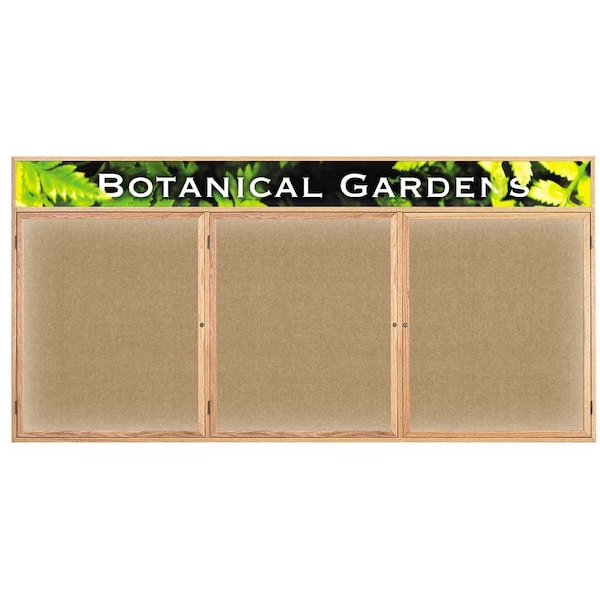 United Visual Products Open Faced Traditional Corkboard, 48x36" UV642A-BRONZE-SURF - main